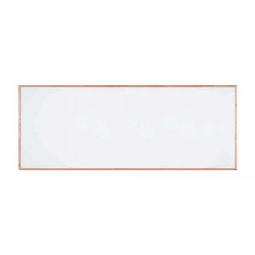 Solid Oak Framed Porcelain Steel Whiteboard, 48" x 120", Includes Mounting Hardware.