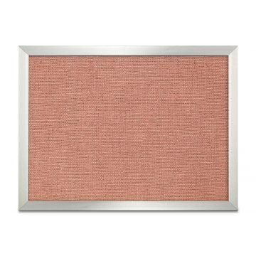 Aluminum Framed Burlap Weave Vinyl Tackboard, Sedona, 18" H X 24" W