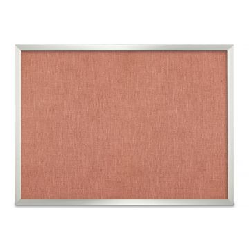 Aluminum Framed Burlap Weave Vinyl Tackboard, Sedona, 36" H X 48" W