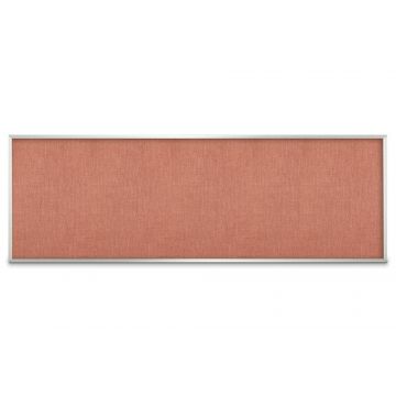 Aluminum Framed Burlap Weave Vinyl Tackboard, Sedona, 48" H X 144" W