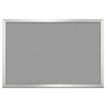 Forbo Aluminum Framed Colored Corkboard, Duck Egg, 24" H X 36" W