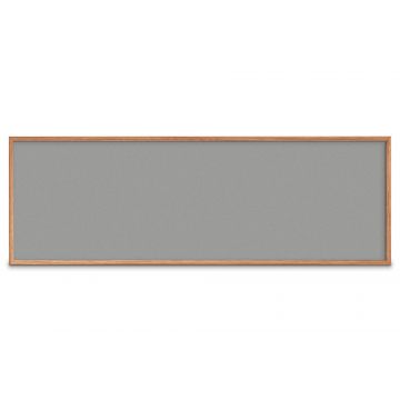 Forbo Oak Framed Colored Corkboard, Duck Egg, 48" H X 144" W