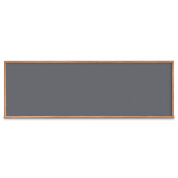 Forbo Oak Framed Colored Corkboard, Poppy Seed, 48" H X 144" W