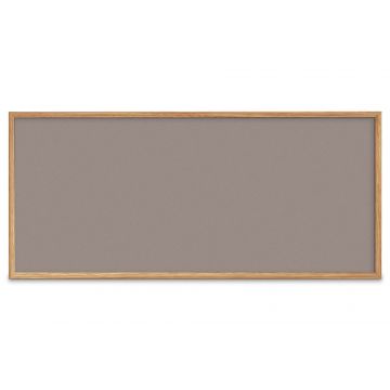 Forbo Oak Framed Colored Corkboard, Mushroom Medley, 48" H X 120" W