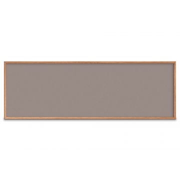Forbo Oak Framed Colored Corkboard, Mushroom Medley, 48" H X 144" W