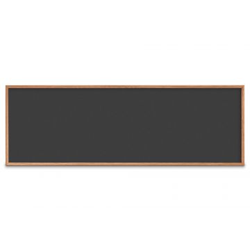 Forbo Oak Framed Colored Corkboard, Black Olive, 48" H X 144" W