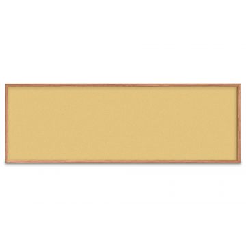 Forbo Oak Framed Colored Corkboard, Fresh Pineapple, 48" H X 144" W