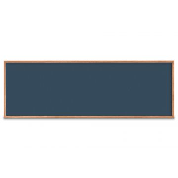 Forbo Oak Framed Colored Corkboard, Blueberry, 48" H X 144" W