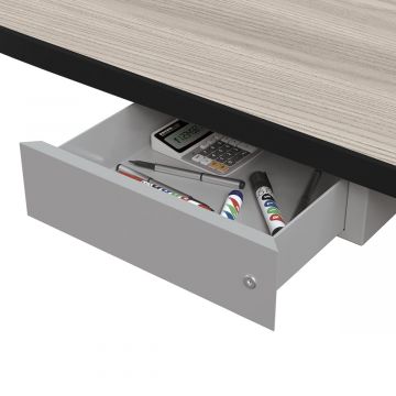 Self Contained Locking Accessory and Pencil Drawer