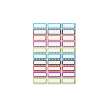 Dry Erase Chevron Nameplate Magnets