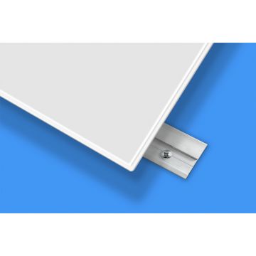 1/4" Thick, 4' x 8' Magnetic Glass Dry Erase Board, Z-Bracket Mount