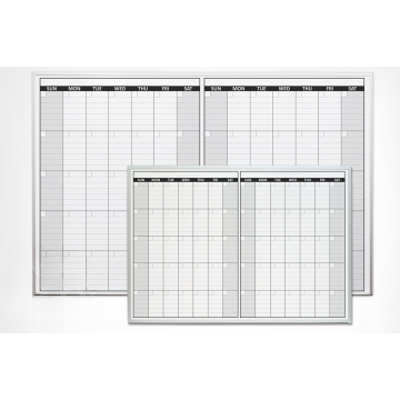 OptiMA® Non-Magnetic Two Month Dry Erase Calendar