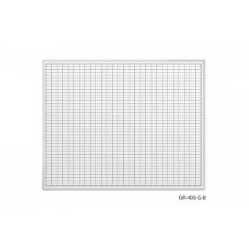 OptiMA® 4' x 5' Magnetic Dry Erase Board with Grid Options