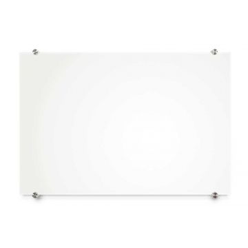 Glass Dry Erase Boards, Gold or Silver Standoffs