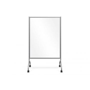 Clear Acrylic Dry Erase Mobile Divider, 54" x 38.5"