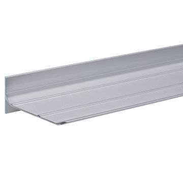 OptiMA® Extra Long Atlas® Aluminum Marker Trays, 10' Long, 2 1/4" Deep, Smooth Angle Corners