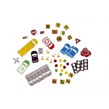 48 Piece Driver's Ed Magnet Kit, Magnets Only