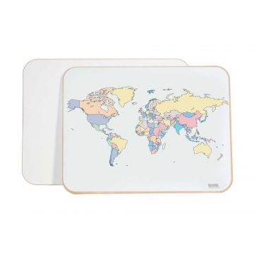 OptiMA® Student Lap Board with World Map
