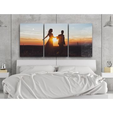 Aluminum Photo Print, Various Sizes, White or Clear Gloss, Triptych
