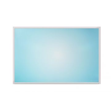 18" x 24" Sunburst™ Magnetic Colored Dry Erase Board with Aluminum Trim and Full-Length Marker Tray, Green