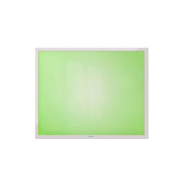 18" x 24" Sunburst™ Magnetic Colored Dry Erase Board with Aluminum Trim and No Marker Tray, Green