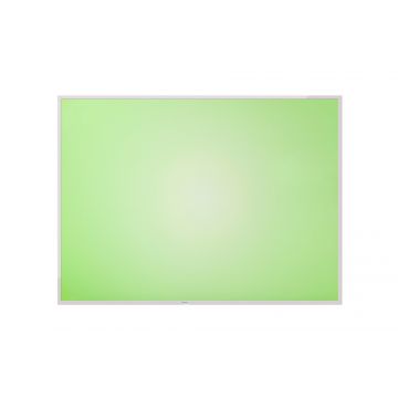 4' x 5' Sunburst™ Magnetic Colored Dry Erase Board with Aluminum Trim and No Marker Tray, Green