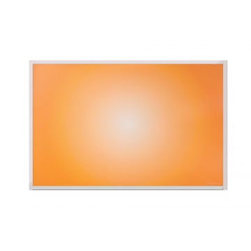 2' x 3' Sunburst™ Magnetic Colored Dry Erase Board with Aluminum Trim and Full-Length Marker Tray, Orange