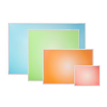 2' x 3' Sunburst™ Magnetic Colored Dry Erase Board with Aluminum Trim and No Marker Tray, Teal