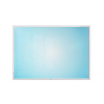 32" x 45.5" Sunburst™ Magnetic Colored Dry Erase Board with Aluminum Trim and No Marker Tray, Teal