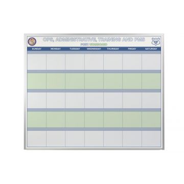 OptiMA® Magnetic 5' Tall Custom Printed Whiteboards, 10' Wide, Aluminum Trim and Tray