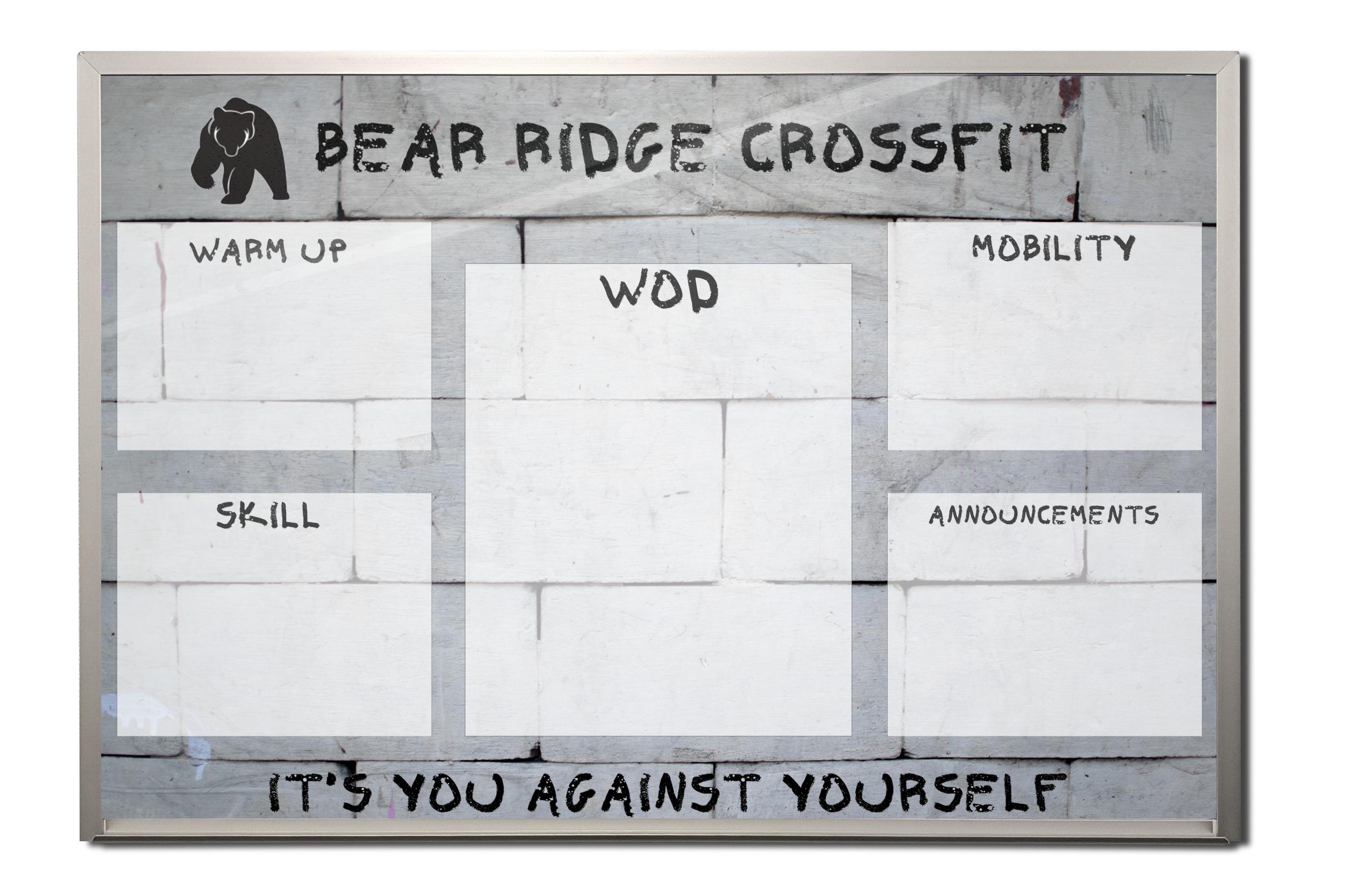 crossfit wod board