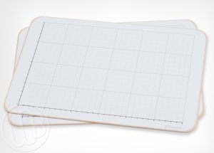 Line Graph Dry Erase Board