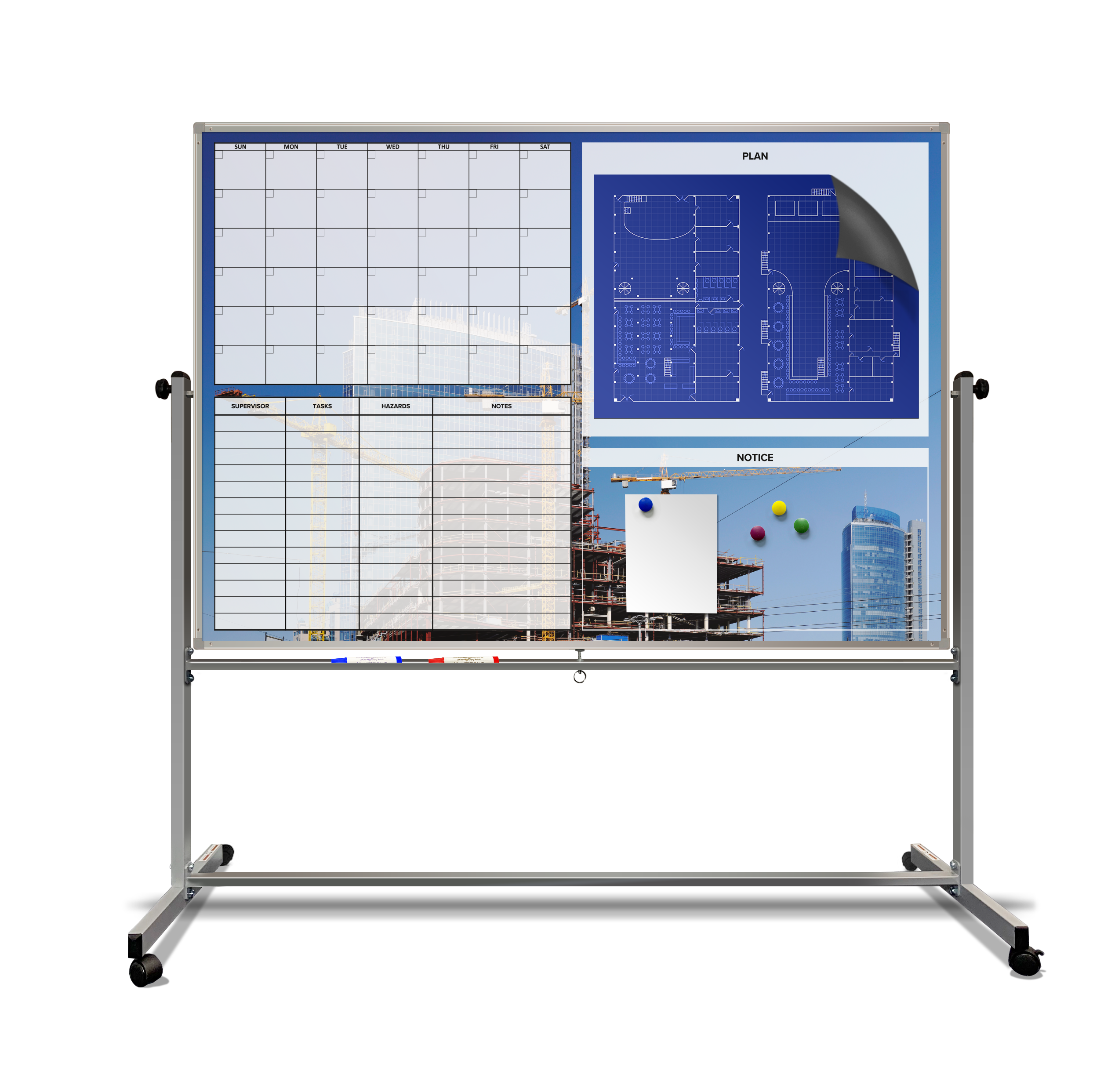 Portable Double Sided Dry Erase Board
