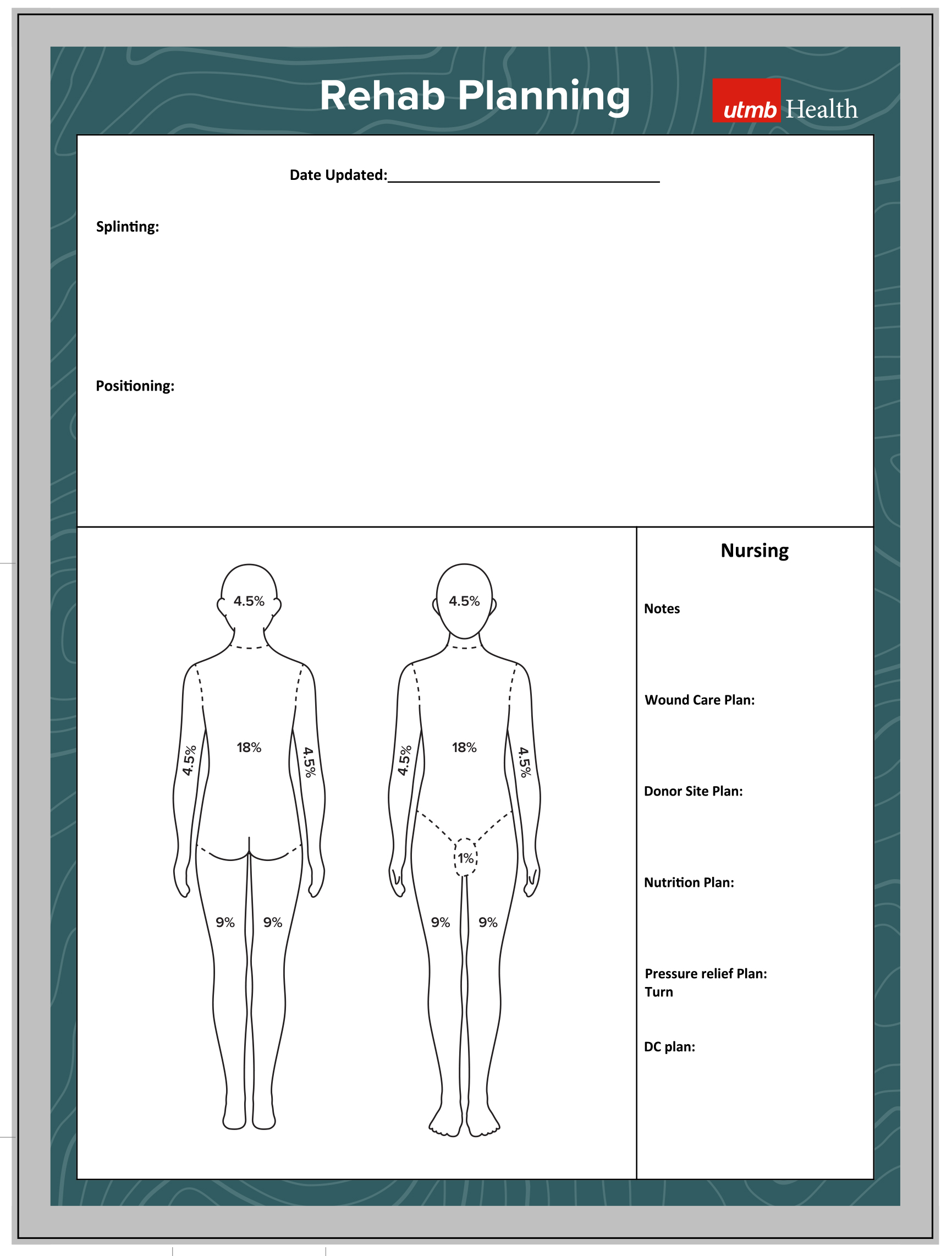 Rehabilitation Planning