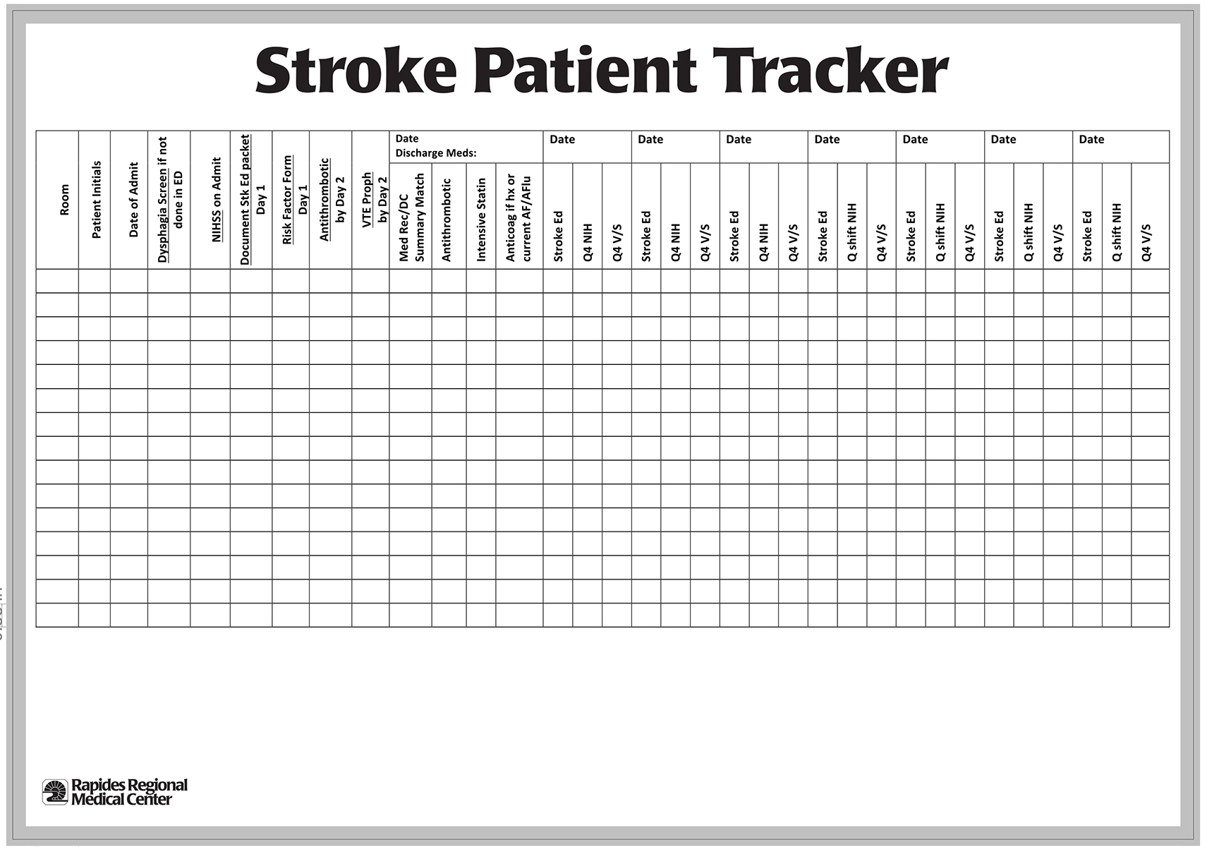 Stroke Patient Tracker